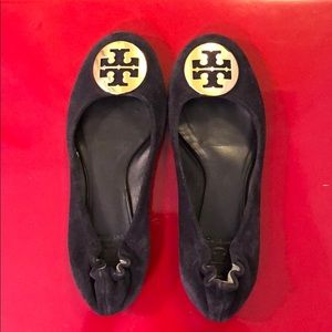 Tory Burch Bright Navy/Gold Reva Size 7